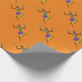 Afrikaanse vrouwelijke stamkunst cadeaupapier (Hoek)