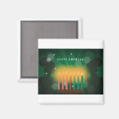 afrikaanse vrouwen blij kwanzaa magneet (Voorkant / Achterkant)