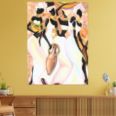 Afrikaanse Vrouwen Canvas (Insitu (Woonkamer))