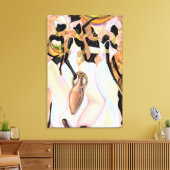 Afrikaanse Vrouwen Canvasprint Canvas Afdruk (Insitu (Woonkamer))