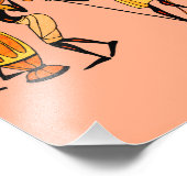 Afrikaanse vrouwen die koken en dansen foto afdruk (Hoek)