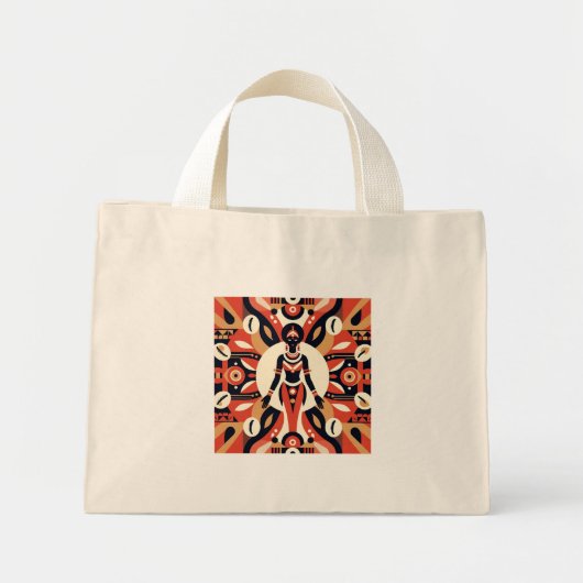 Afrikaanse vrouwen empowerment citaat canvas tas (Voorkant)