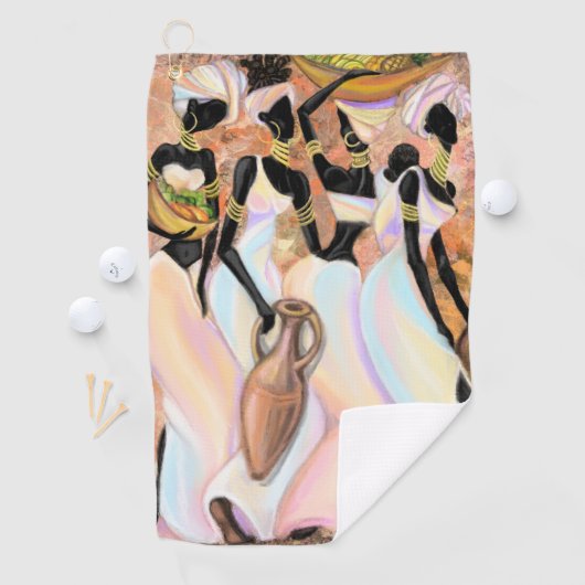 Afrikaanse Vrouwen Golf Handdoek Moderne Stijl Sch (Insitu)