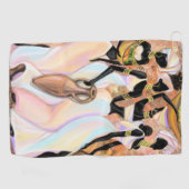 Afrikaanse Vrouwen Golf Handdoek Moderne Stijl Sch (Horizontaal)