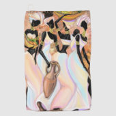 Afrikaanse Vrouwen Golf Handdoek Moderne Stijl Sch (Voorkant)