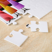 Afrikaanse vrouwen in een kleurrijke dress legpuzzel (Zijkant)