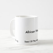 Afrikaanse vrouwen koffiemok (Voorkant links)