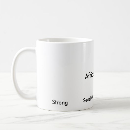Afrikaanse vrouwen koffiemok (Links)