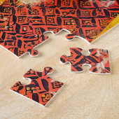 Afrikaanse vrouwen met bloemen legpuzzel (Zijkant)
