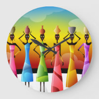 Afrikaanse vrouwen met potloden op hun hoofd