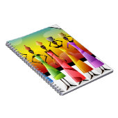 Afrikaanse vrouwen met potloden op hun hoofd notitieboek (Rechterzijde)