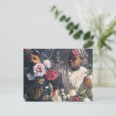 Afrikaanse vrouwen met volken briefkaart (Staand voorkant)