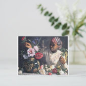 Afrikaanse vrouwen met volken briefkaart (Staand voorkant)