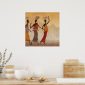 Afrikaanse vrouwen poster (Keuken)