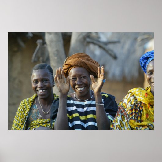 Afrikaanse vrouwen poster (Voorkant)