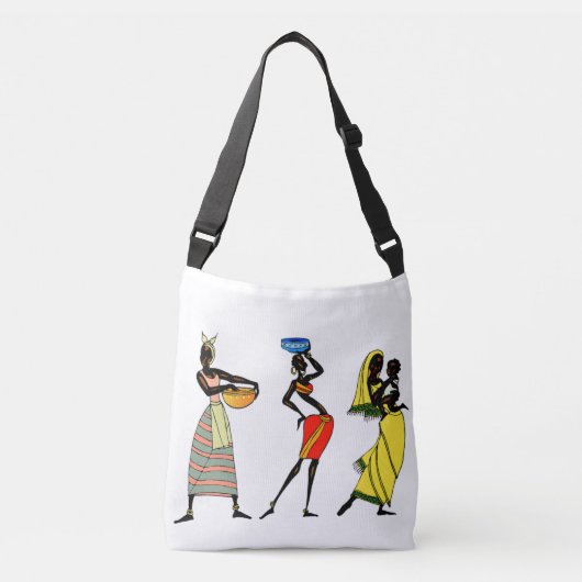 Afrikaanse vrouwen printen Canvas tas (Voorkant)