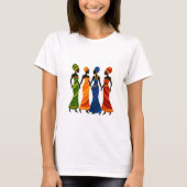 Afrikaanse vrouwen T-shirt (Voorkant)