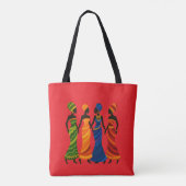Afrikaanse vrouwen tote bag (Achterkant)