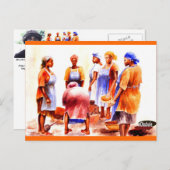 Afrikaanse vrouwen vandaag 1 27 2012 briefkaart (Voorkant / Achterkant)