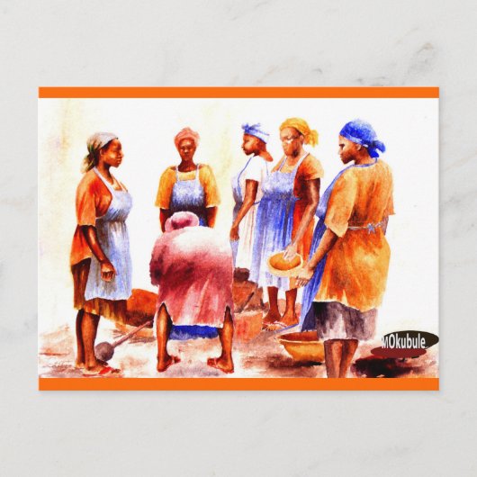 Afrikaanse vrouwen vandaag 1 27 2012 briefkaart (Voorkant)