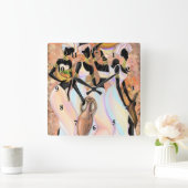 Afrikaanse Vrouwen Wandklok (Huis)