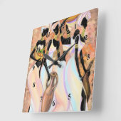 Afrikaanse Vrouwen Wandklok (Hoek)