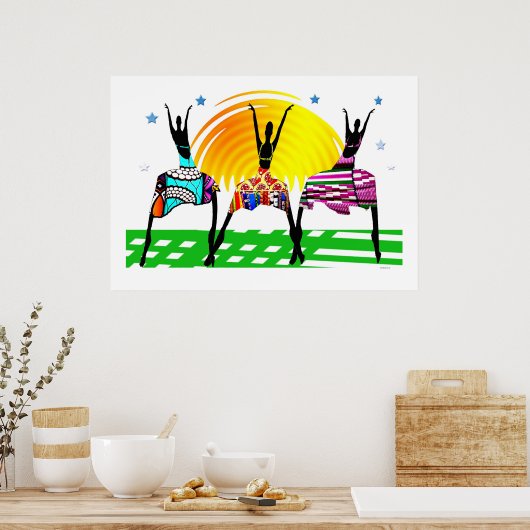 Afrikaanse Vrouwendag Poster (Keuken)