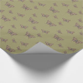 Afrikaanse vuilstaartwappapier cadeaupapier (Hoek)