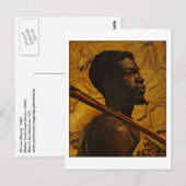 Afrikaanse Warrior door Boyd Fine Art Briefkaart (Voorkant / Achterkant)