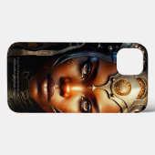 Afrikaanse Warrior Princess Afrofuturism Render Case-Mate iPhone Case (Achterkant (horizontaal))
