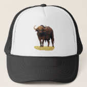 Afrikaanse waterbuffel trucker pet (Voorkant)