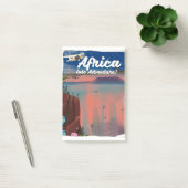Afrikaanse Waterval Avonturenposter Post-it® Notes (Kantoor)