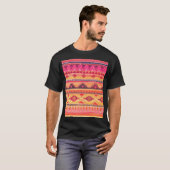 Afrikaanse waterverf, levendig patroon t-shirt (Voorkant volledig)