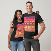 Afrikaanse waterverf, levendig patroon t-shirt (Unisex)