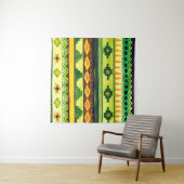 Afrikaanse Waterverf Patroon. Wandkleed (In Situ (horizontaal))
