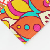 Afrikaanse Wax Print Patchwork Ankara Etnische Sto Fleece Deken (Hoek)