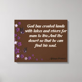 Afrikaanse werkwoorden canvas afdruk (Voorkant)