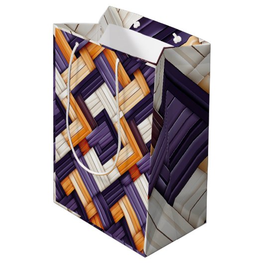 afrikaanse weven mand gelukzaligheid medium cadeauzakje (Achterkant Gekanteld)