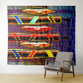 Afrikaanse Wijze Mannen Wandtapijt Wandkleed (In Situ (horizontaal))