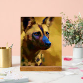 Afrikaanse Wild Dog Acryl Bord (Huwelijk)