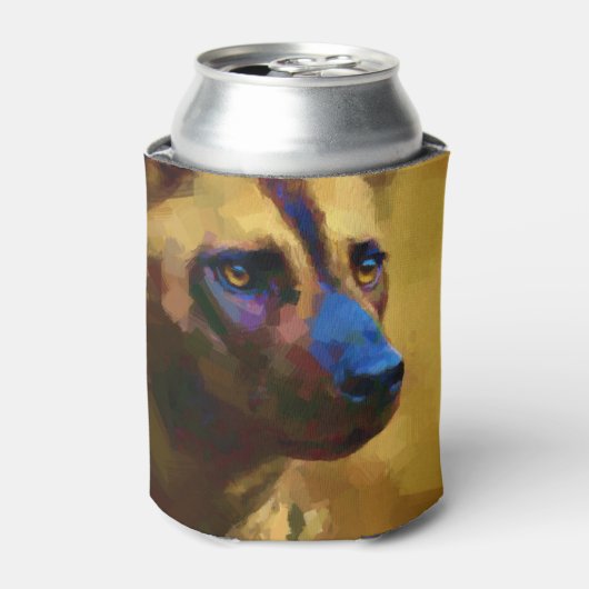 Afrikaanse Wild Dog Blikjeskoeler (Blikje Voorkant)