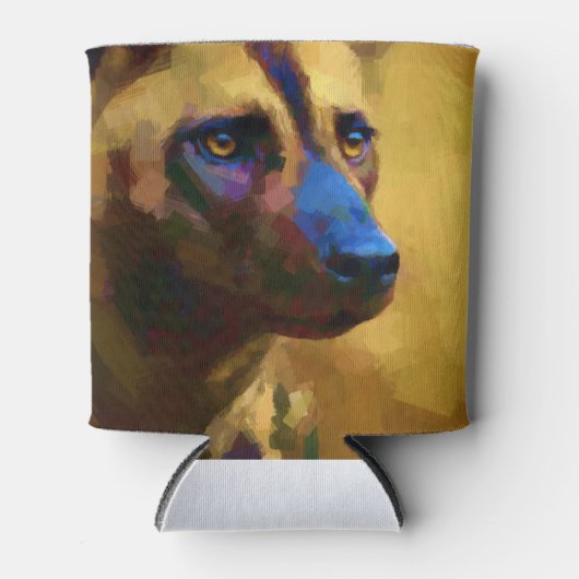 Afrikaanse Wild Dog Blikjeskoeler (Voorkant)