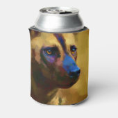 Afrikaanse Wild Dog Blikjeskoeler (Blikje Achterkant)