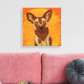 Afrikaanse Wild Dog Canvas Afdruk (Insitu (Woonkamer))