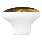 Afrikaanse Wild Dog Keramische Knop (Zijkant)