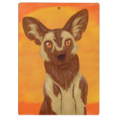 Afrikaanse Wild Dog Klembord (Achterkant)