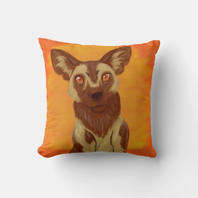 Afrikaanse Wild Dog Kussen (Voorkant)