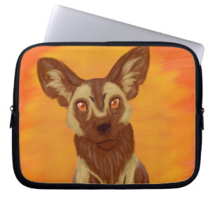 Afrikaanse Wild Dog Laptop Sleeve