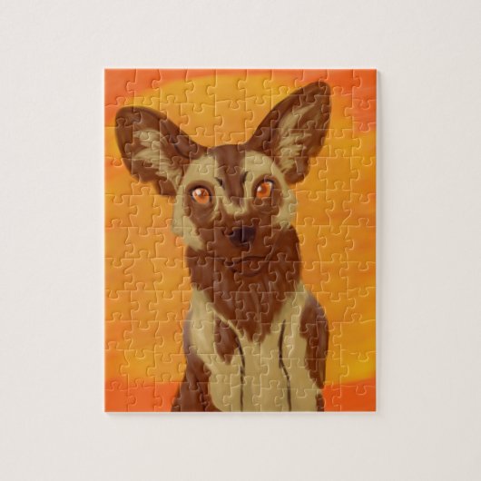 Afrikaanse Wild Dog Legpuzzel (Verticaal)