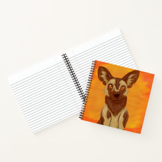 Afrikaanse Wild Dog Notitieboek (Binnen)